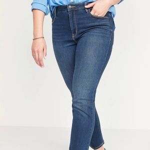 Old Navy Power Slim Straight High Rise Jeans
